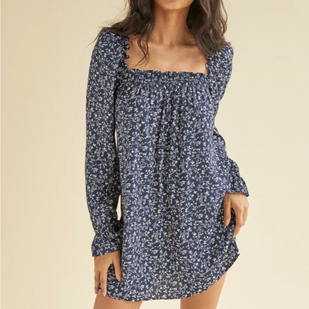 Reformation Hudsen mini dress size L